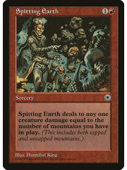 Magic: The Gathering Spitting Earth (150) Lightly Played