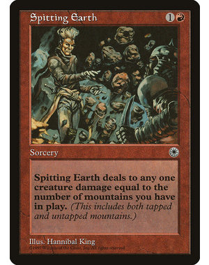 Magic: The Gathering Spitting Earth (150) Lightly Played