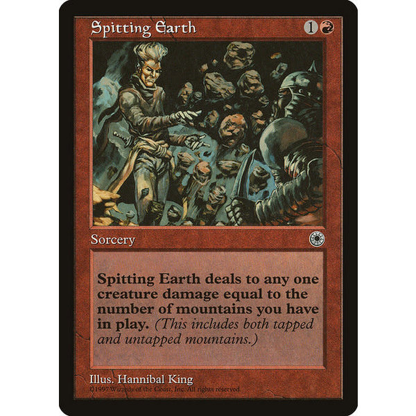 Magic: The Gathering Spitting Earth (150) Lightly Played