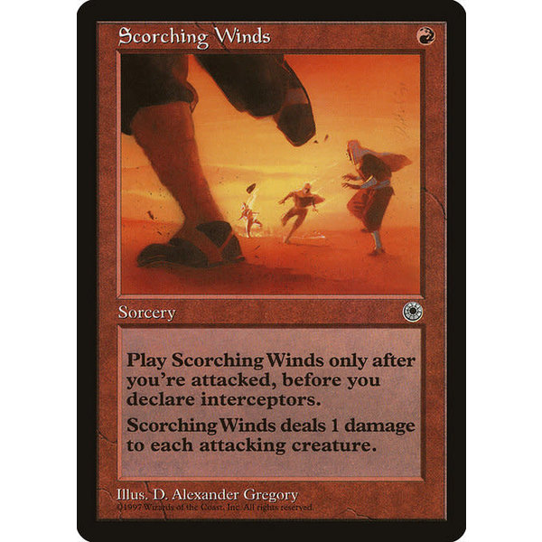Magic: The Gathering Scorching Winds (149) Lightly Played
