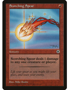Magic: The Gathering Scorching Spear (148) Moderately Played