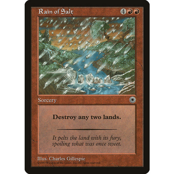 Magic: The Gathering Rain of Salt (147) Lightly Played