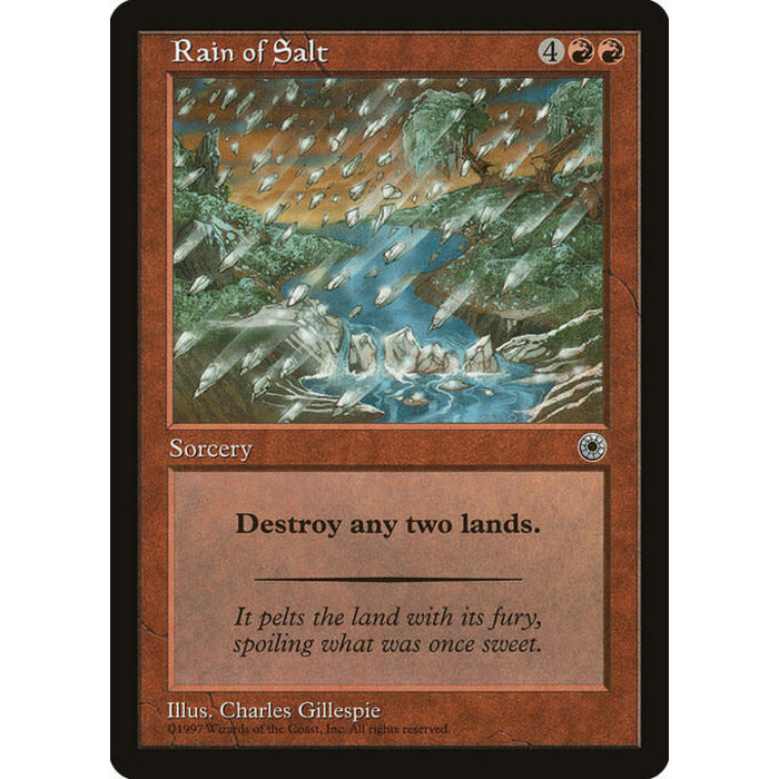 Magic: The Gathering Rain of Salt (147) Lightly Played