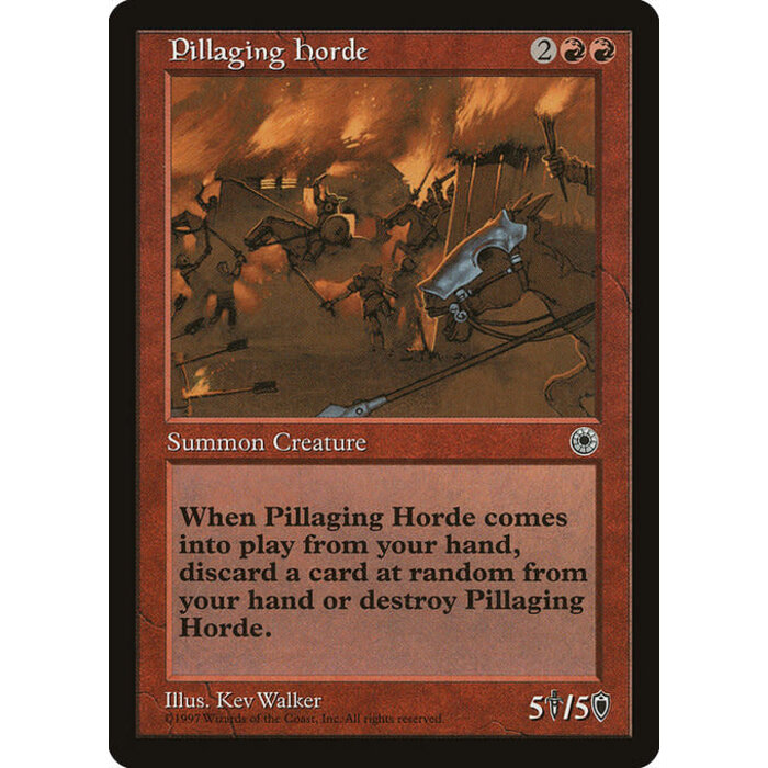 Magic: The Gathering Pillaging Horde (142) Lightly Played
