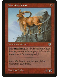 Magic: The Gathering Mountain Goat (141) Lightly Played