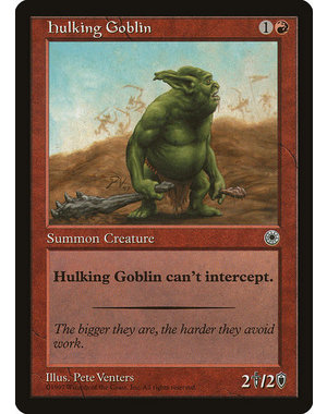 Magic: The Gathering Hulking Goblin (135) Lightly Played