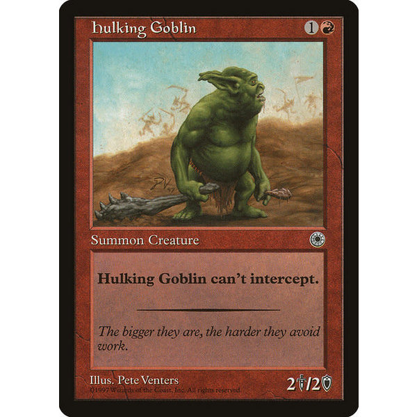 Magic: The Gathering Hulking Goblin (135) Lightly Played