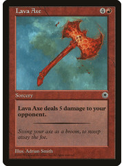 Magic: The Gathering Lava Axe (137) Lightly Played