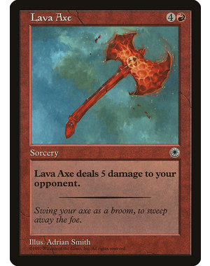 Magic: The Gathering Lava Axe (137) Lightly Played
