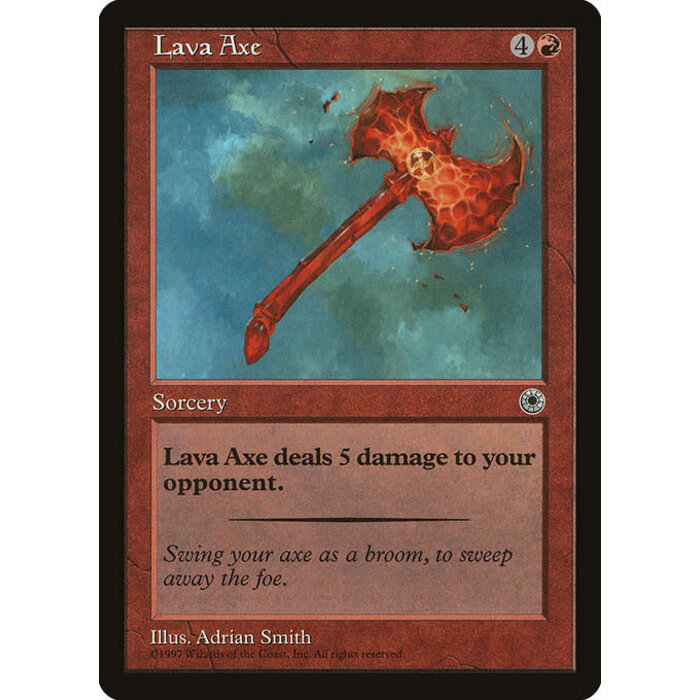 Magic: The Gathering Lava Axe (137) Lightly Played