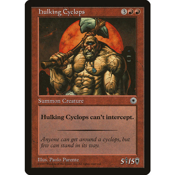 Magic: The Gathering Hulking Cyclops (134) Lightly Played