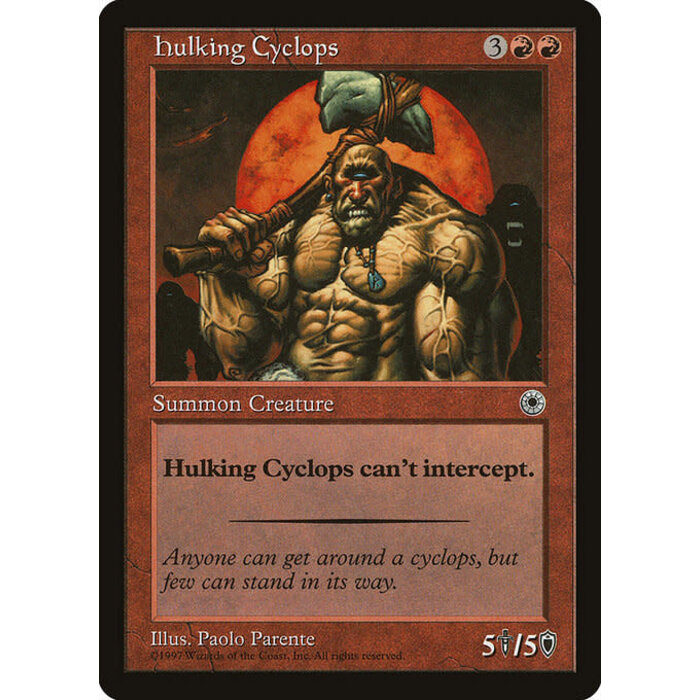 Magic: The Gathering Hulking Cyclops (134) Lightly Played