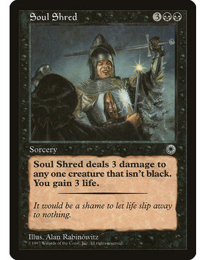 Magic: The Gathering Soul Shred (112) Lightly Played