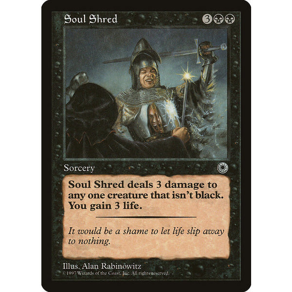 Magic: The Gathering Soul Shred (112) Lightly Played