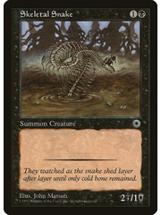 Magic: The Gathering Skeletal Snake (111) Lightly Played