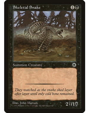 Magic: The Gathering Skeletal Snake (111) Lightly Played