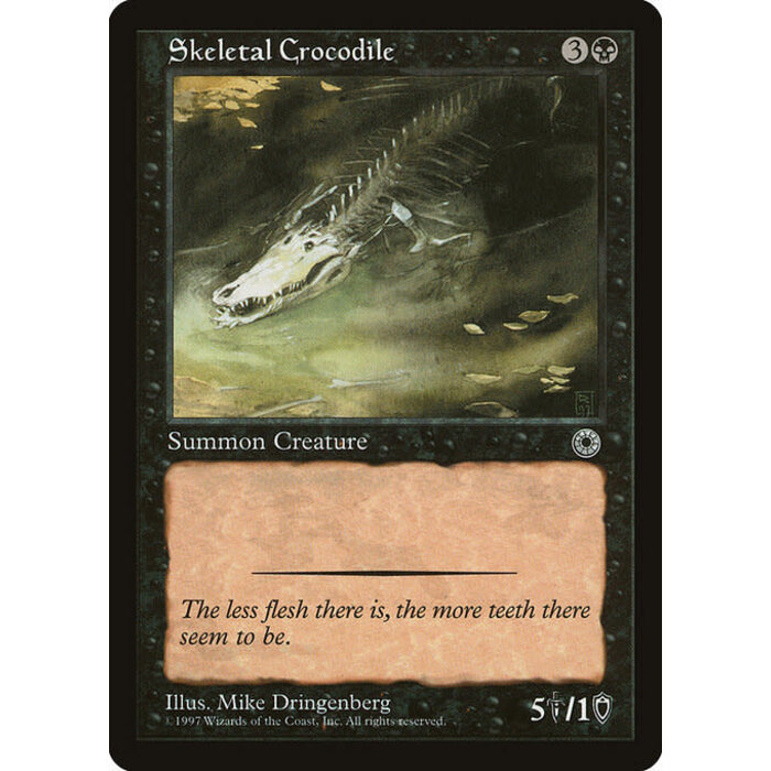 Magic: The Gathering Skeletal Crocodile (110) Lightly Played