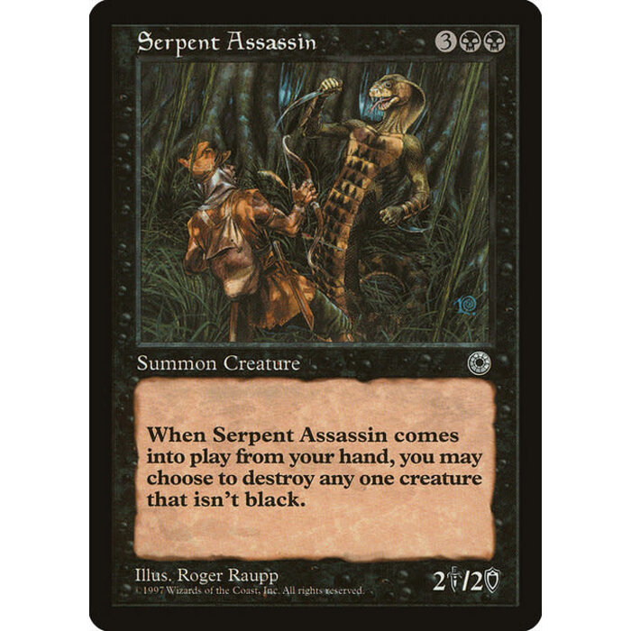 Magic: The Gathering Serpent Assassin (108) Lightly Played