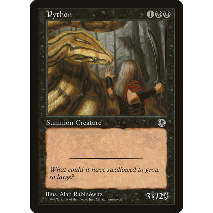 Magic: The Gathering Python (105) Lightly Played