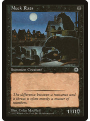 Magic: The Gathering Muck Rats (102) Lightly Played