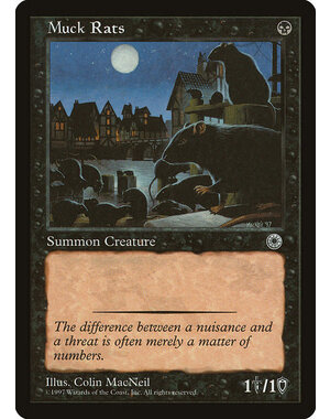Magic: The Gathering Muck Rats (102) Lightly Played