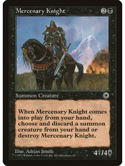 Magic: The Gathering Mercenary Knight (099) Lightly Played