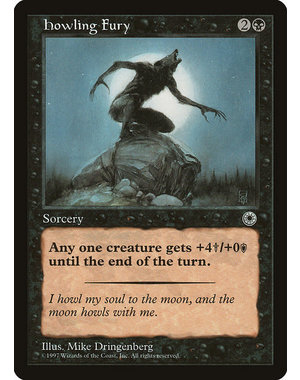 Magic: The Gathering Howling Fury (097) Lightly Played