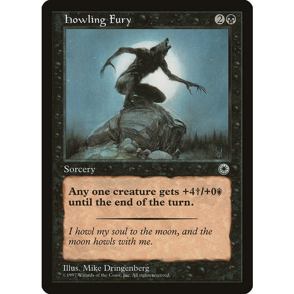 Magic: The Gathering Howling Fury (097) Lightly Played