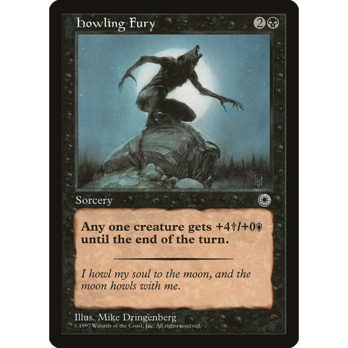 Magic: The Gathering Howling Fury (097) Lightly Played