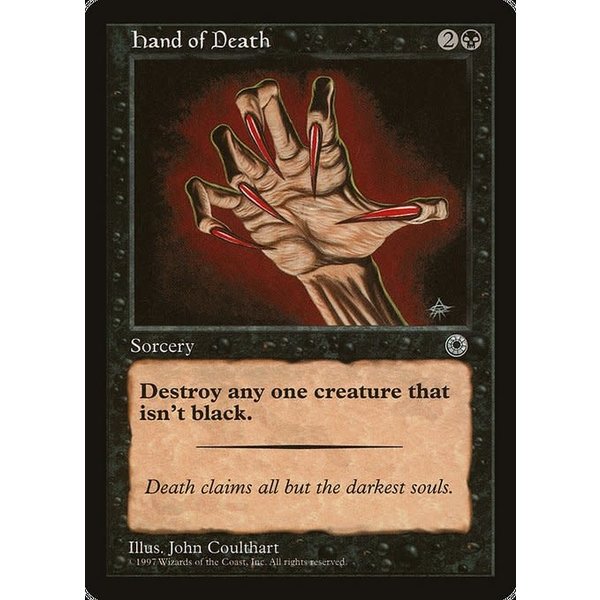 Magic: The Gathering Hand of Death (096) Lightly Played
