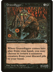 Magic: The Gathering Gravedigger (095) Lightly Played