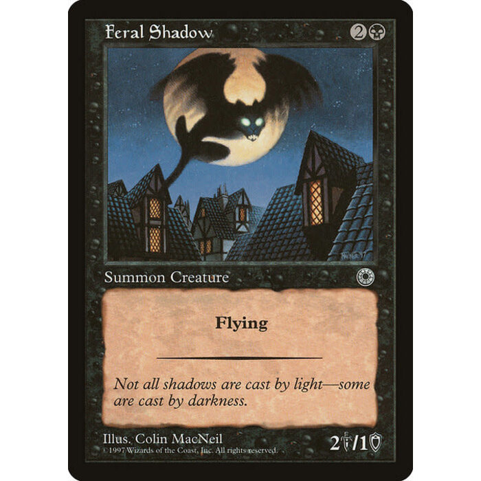Magic: The Gathering Feral Shadow (093) Lightly Played