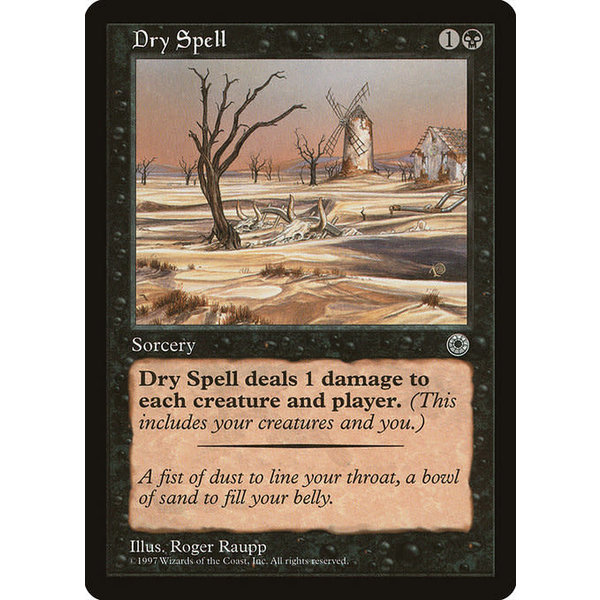 Magic: The Gathering Dry Spell (090) Lightly Played