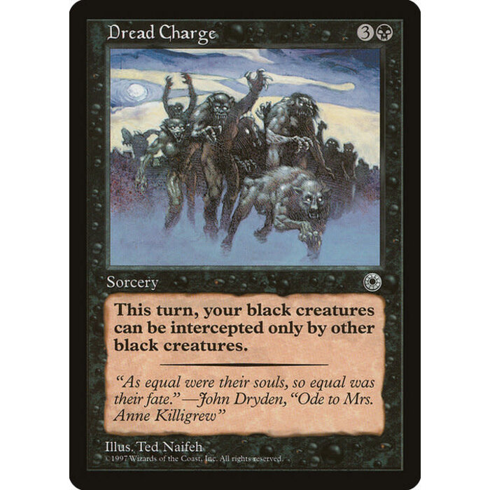 Magic: The Gathering Dread Charge (088) Lightly Played