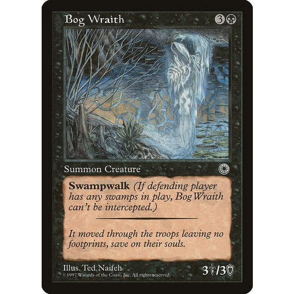 Magic: The Gathering Bog Wraith (083) Lightly Played