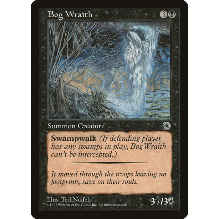 Magic: The Gathering Bog Wraith (083) Lightly Played
