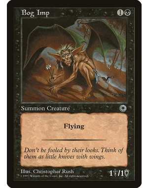 Magic: The Gathering Bog Imp (081) Lightly Played