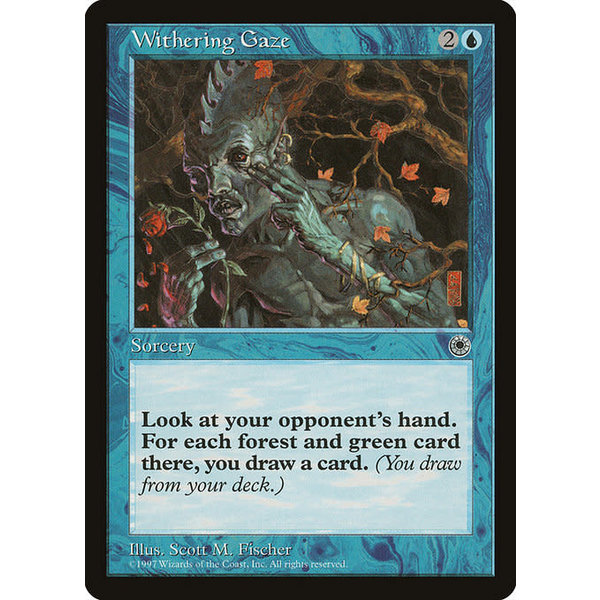 Magic: The Gathering Withering Gaze (078) Lightly Played