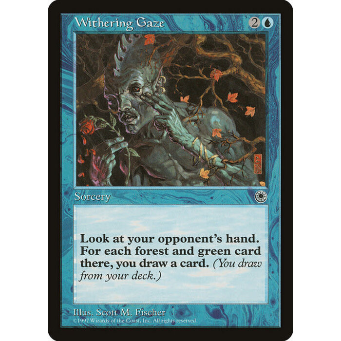 Magic: The Gathering Withering Gaze (078) Lightly Played