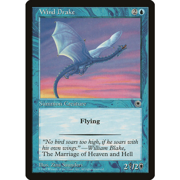 Magic: The Gathering Wind Drake (077) Lightly Played