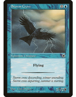 Magic: The Gathering Storm Crow (069) Damaged