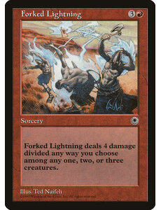 Magic: The Gathering Forked Lightning (130) Lightly Played