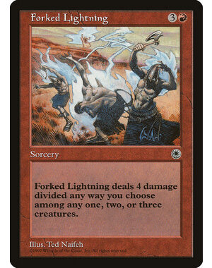 Magic: The Gathering Forked Lightning (130) Lightly Played