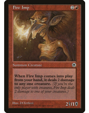 Magic: The Gathering Fire Imp (126) Lightly Played
