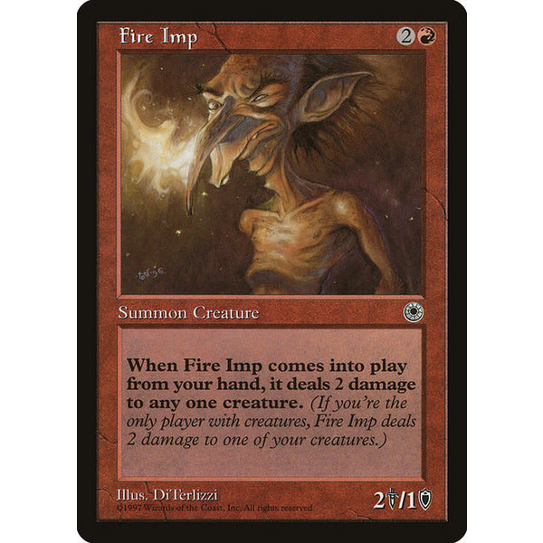 Magic: The Gathering Fire Imp (126) Lightly Played
