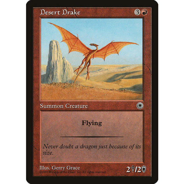 Magic: The Gathering Desert Drake (122) Lightly Played