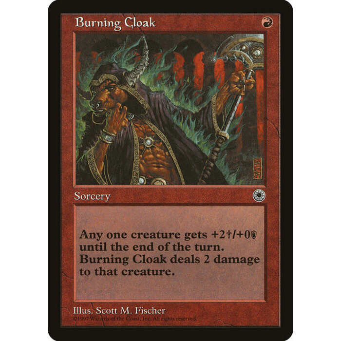 Magic: The Gathering Burning Cloak (120) Lightly Played