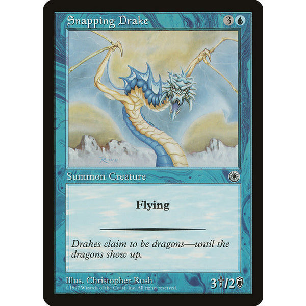 Magic: The Gathering Snapping Drake (067) Lightly Played