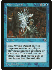 Magic: The Gathering Mystic Denial (061) Lightly Played