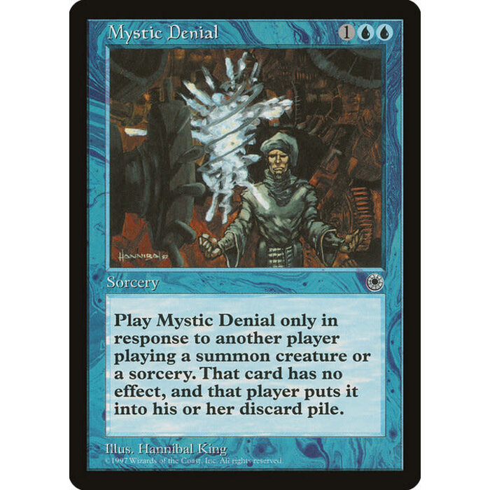 Magic: The Gathering Mystic Denial (061) Lightly Played
